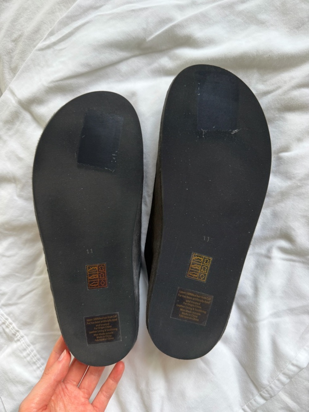Jeffrey Campbell Black Minimalist Slip-On Mules - Picture 4 of 5
